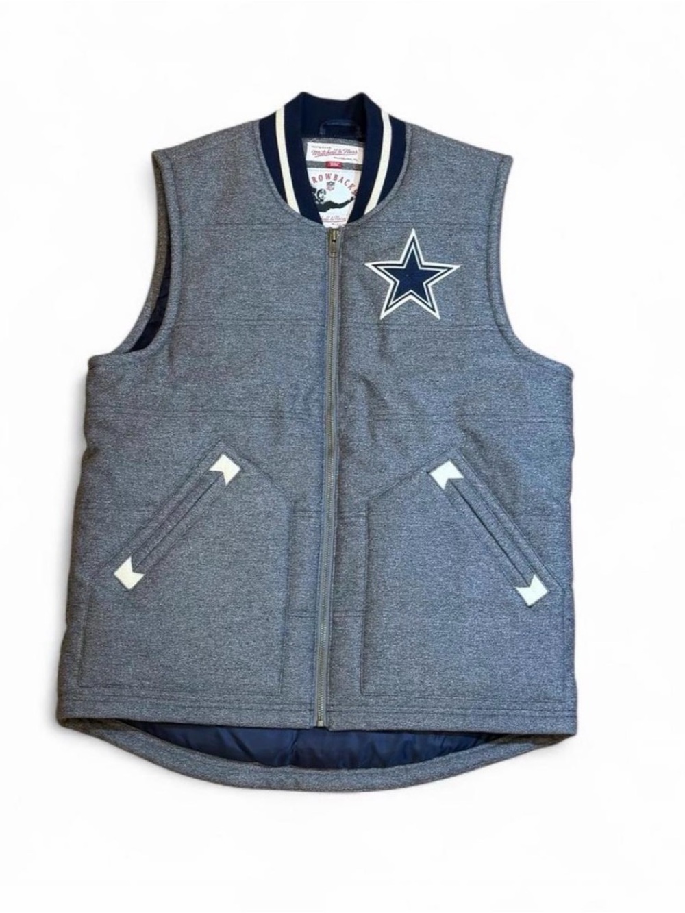 Mitchell & Ness Dallas Cowboys Margin of Victory Throwback Vest M